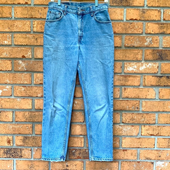 Levi’s 550 Vintage jeans blue women high rise relaxed fit tapered size 29 90's - Picture 1 of 15